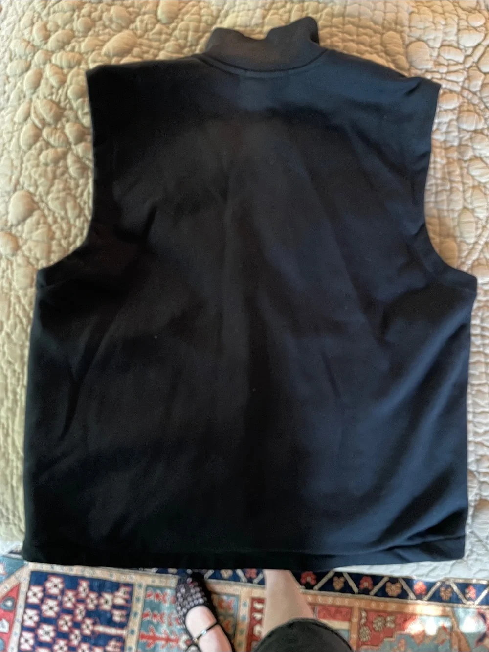 Banana Republic Quilted Vest in Navy